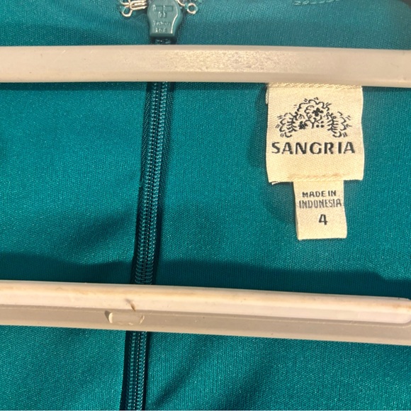 Signature by Sangria Blue Ruched Tiered Sheath Dress - Picture 3 of 11